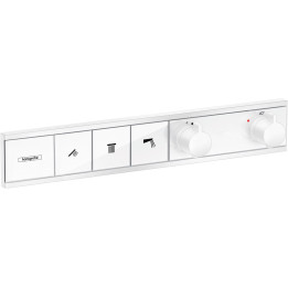 HG RainSelect Bateria termostatyczna do 3 odbiorników, podtynkowa, Biały Matowy