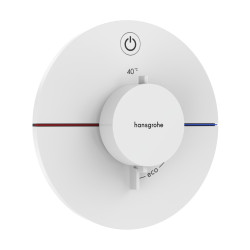 Hansgrohe ShowerSelect Comfort S Bateria termostatyczna do 1 odbiornika, podtynkowa, Biały Matowy