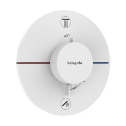 Hansgrohe ShowerSelect Comfort S Bateria termostatyczna do 2 odbiorników, podtynkowa, Biały Matowy