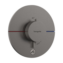 Hansgrohe ShowerSelect Comfort S Bateria termostatyczna do 1 odb. z dodatkowym wyjściem, podtynkowa, Czarny Chrom Szczotkowany