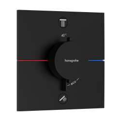 Hansgrohe ShowerSelect Comfort E Bateria termostatyczna do 2 odbiorników, podtynkowa, Czarny Matowy