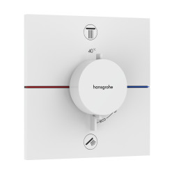 Hansgrohe ShowerSelect Comfort E Bateria termostatyczna do 2 odbiorników, podtynkowa, Biały Matowy