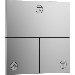 Hansgrohe ShowerSelect Comfort E Zawór odcinający do 3 odbiorników, podtynkowy, Chrom