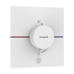 Hansgrohe ShowerSelect Comfort E Zawór odcinający do 3 odbiorników, podtynkowy, Biały Matowy
