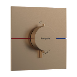 Hansgrohe ShowerSelect Comfort E Bateria termostatyczna, podtynkowa, Brąz Szczotkowany