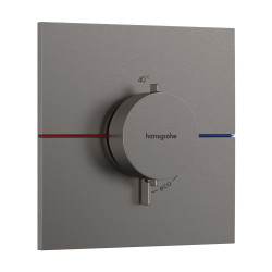 Hansgrohe ShowerSelect Comfort E Bateria termostatyczna, podtynkowa, Czarny Chrom Szczotkowany