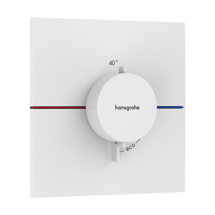HG ShowerSelect Comfort E Bateria termostatyczna, podtynkowa, Biały Matowy
