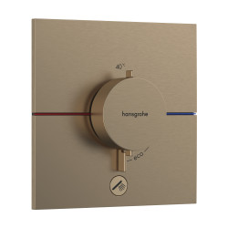 Hansgrohe ShowerSelect Comfort E Bateria termostatyczna do 1 odbiornika z dodatkowym wyjściem, podtynkowa, Brąz Szczotkowany