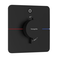 Hansgrohe ShowerSelect Comfort Q Bateria termostatyczna do 1 odbiornika, podtynkowa, Czarny Matowy