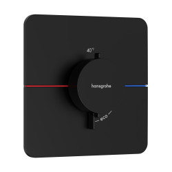 Hansgrohe ShowerSelect Comfort Q Bateria termostatyczna, podtynkowa, Czarny Matowy