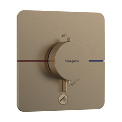 Hansgrohe ShowerSelect Comfort Q Bateria termostatyczna do 1 odbiornika z dodatkowym wyjściem, podtynkowa, Brąz Szczotkowany