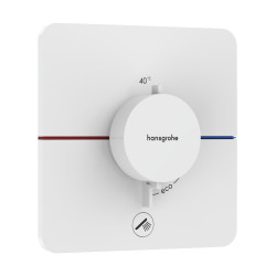 Hansgrohe ShowerSelect Comfort Q Bateria termostatyczna do 1 odbiornika z dodatkowym wyjściem, podtynkowa, Biały Matowy