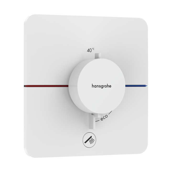 HG ShowerSelect Comfort Q Bateria termostatyczna do 1 odbiornika z dodatkowym wyjściem, podtynkowa, Biały Matowy