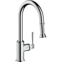 Axor Montreux Jednouchwytowa bateria kuchenna 180 z wyciąganą wylewką, Chrom
