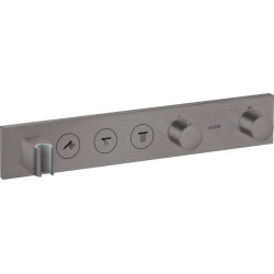 Axor ShowerSolutions Moduł termostatyczny Select 530/90 do 3 odbiorników, podtynkowy, Czarny Chrom Szczotkowany
