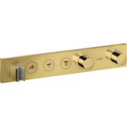 Axor ShowerSolutions Moduł termostatyczny Select 530/90 do 3 odbiorników, podtynkowy, Złoty Optyczny Polerowany