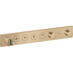Axor ShowerSolutions Moduł termostatyczny Select 600/90 do 4 odbiorników, podtynkowy, Brąz Szczotkowany