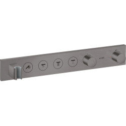 Axor ShowerSolutions Moduł termostatyczny Select 600/90 do 4 odbiorników, podtynkowy, Czarny Chrom Szczotkowany