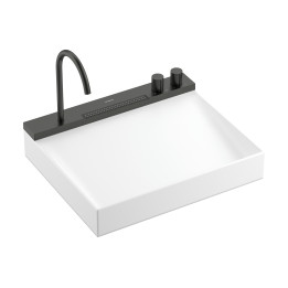 Hansgrohe Avalegra AquaUnit 580/475, Czarny Chrom Szczotkowany