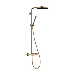 Hansgrohe Pulsify S Puro Komplet prysznicowy 260 1 jet z Ecostat Fine, Brąz Szczotkowany