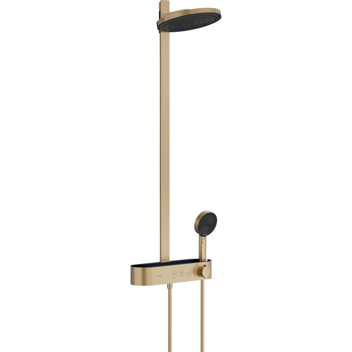 HG Pulsify S Komplet prysznicowy 260 2jet z termostatem ShowerTablet Select 400, Brąz Szczotkowany