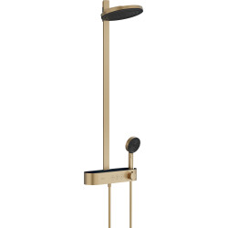Hansgrohe Pulsify S Komplet prysznicowy 260 2jet EcoSmart z termostatem ShowerTablet Select 400, Brąz Szczotkowany