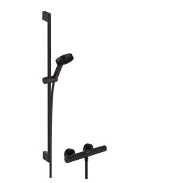HG Pulsify Select S System prysznicowy 105 3jet Relaxation EcoSmart z drążkiem 90 cm i termostatyczną baterią Ecostat Element, n