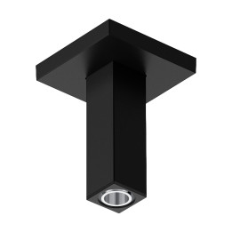 Hansgrohe Przyłącze sufitowe E 10 cm, Czarny Matowy