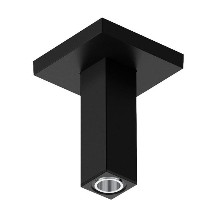 Hansgrohe Przyłącze sufitowe E 10 cm, Czarny Matowy