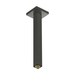 Hansgrohe Przyłącze sufitowe E 30 cm, Czarny Chrom Szczotkowany