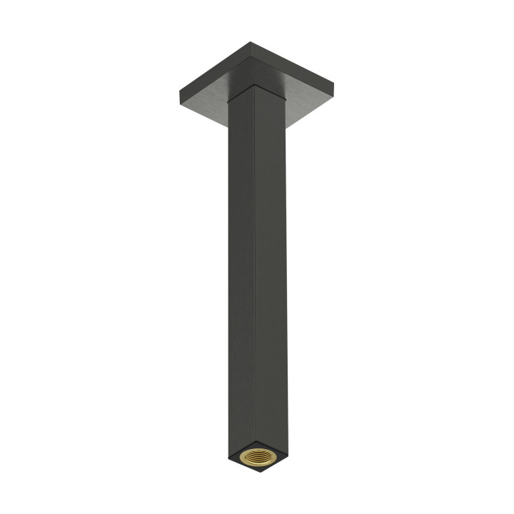 Hansgrohe Przyłącze sufitowe E 30 cm, Czarny Chrom Szczotkowany