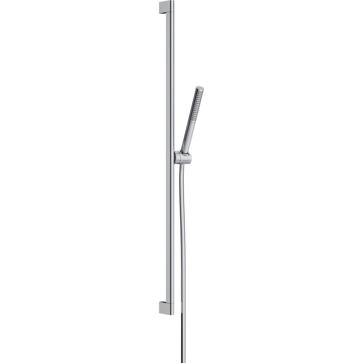 HG Pulsify S Zestaw prysznicowy 100 1jet EcoSmart z drążkiem 90 cm, Chrom