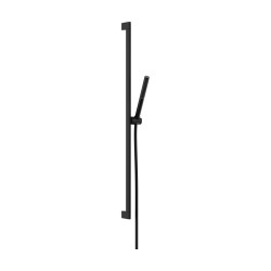 Hansgrohe Pulsify S Zestaw prysznicowy 100 1jet EcoSmart z drążkiem 90 cm, Czarny Matowy