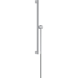 Hansgrohe Unica Drążek prysznicowy S Puro 65 cm z suwakiem EasySlide i wężem prysznicowym Isiflex 160cm, Chrom