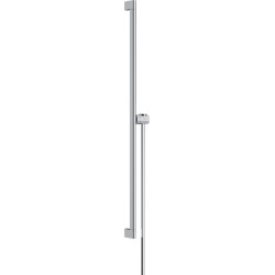 HG Unica Drążek prysznicowy S Puro 90 cm z suwakiem EasySlide i wężem prysznicowym Isiflex 160cm, Chrom