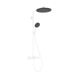 Hansgrohe Raindance Alive S Puro Komplet prysznicowy 300 1jet z termostatem Ecostat Element, Biały Matowy