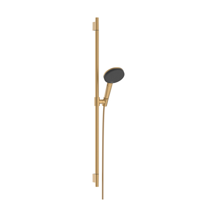 HG Raindance Alive Select S Zestaw prysznicowy 125 3jet EcoSmart z drążkiem Unica S Puro 90 cm, Brąz Szczotkowany