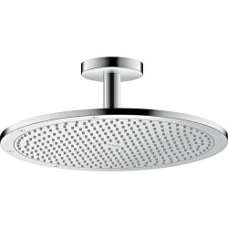 AX ShowerSolutions Głowica prysznicowa 350 1jet z przyłączem sufitowym, Chrom