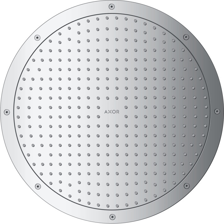 AX ShowerSolutions Głowica prysznicowa 350 1jet z przyłączem sufitowym, Chrom