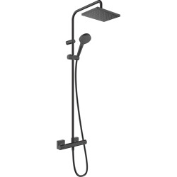 Hansgrohe Vernis Shape Komplet prysznicowy 230 1jet EcoSmart z termostatem, Czarny Matowy