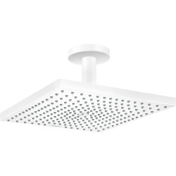 Hansgrohe Raindance E Głowica prysznicowa 300 1jet EcoSmart z przyłączem sufitowym, Biały Matowy