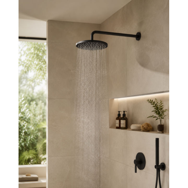 Hansgrohe Vernis Blend Głowica prysznicowa 200 1jet, Czarny