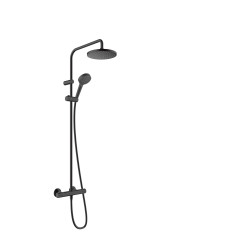 Hansgrohe Vernis Blend Komplet prysznicowy 200 1jet z termostatem, Czarny Matowy