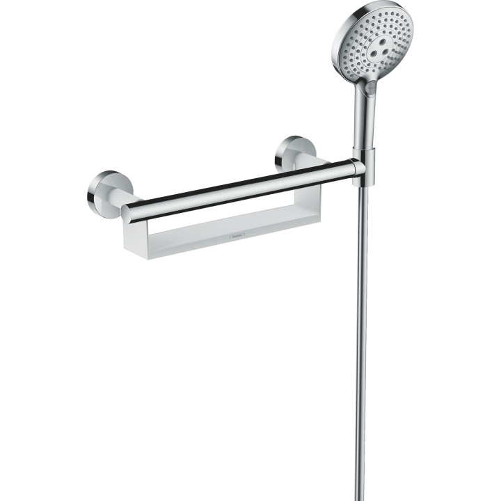 Hansgrohe Unica Uchwyt Comfort z półką i uchwytem prysznicowym