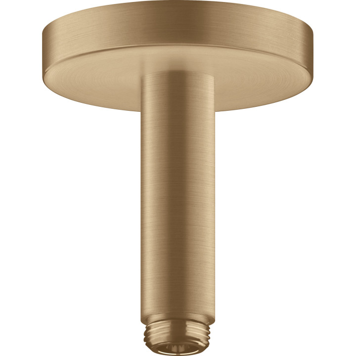 Axor ShowerSolutions Przyłącze sufitowe 100 mm, Brąz Szczotkowany