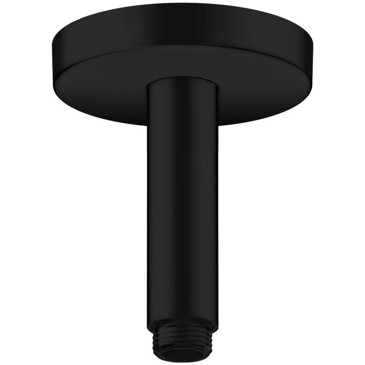 Axor ShowerSolutions Przyłącze sufitowe 100 mm, Czarny Matowy