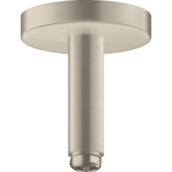 Axor ShowerSolutions Przyłącze sufitowe 100 mm, Nikiel Szczotkowany