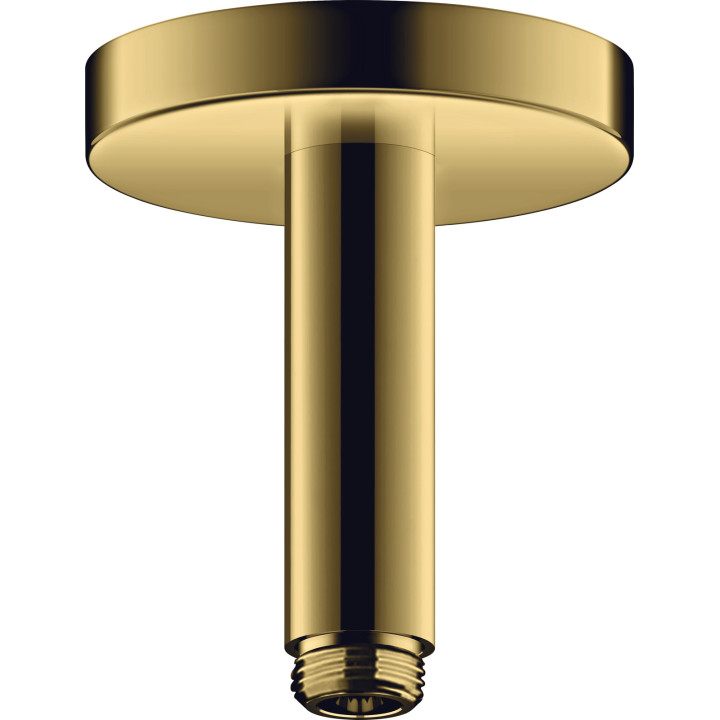 AX ShowerSolutions Przyłącze sufitowe 100 mm, Złoty Optyczny Polerowany