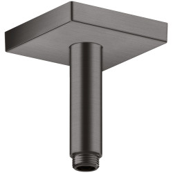 Axor ShowerSolutions Przyłącze sufitowe 100 mm, kwadratowe, Czarny Chrom Szczotkowany