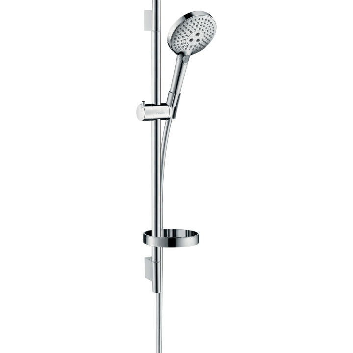 HG Raindance Select S Zestaw prysznicowy 120 3jet z drążkiem 65 cm i mydelniczką, Chrom